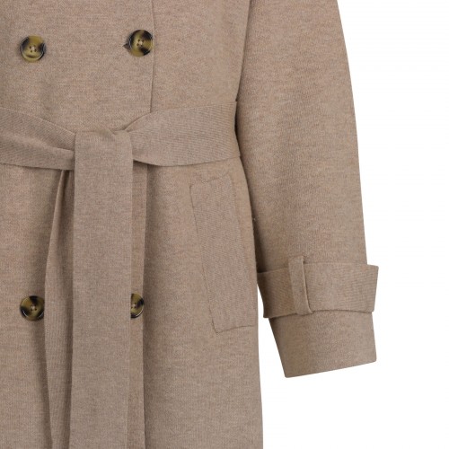 Sand wool blend trench coat 2
