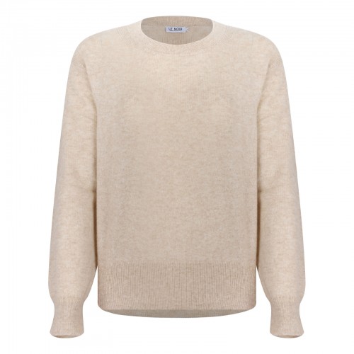 Oatmeal melange cashmere...
