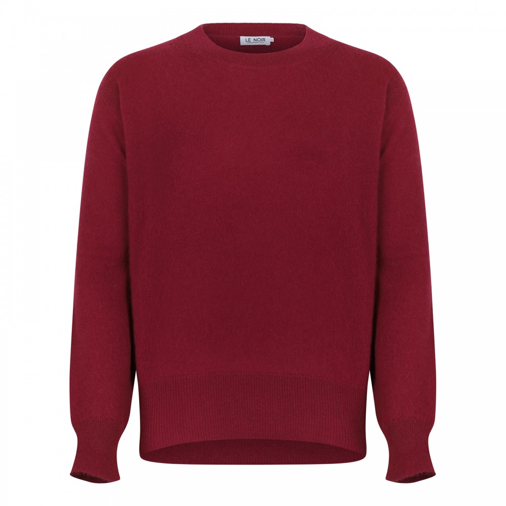 Burgundy cashmere sweater