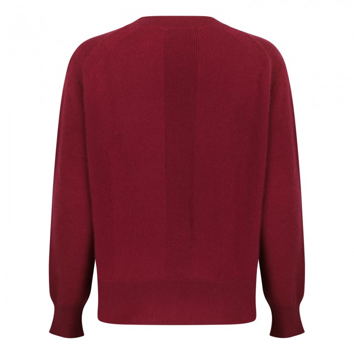 Burgundy cashmere sweater