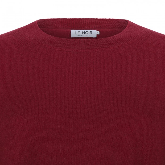 Burgundy cashmere sweater