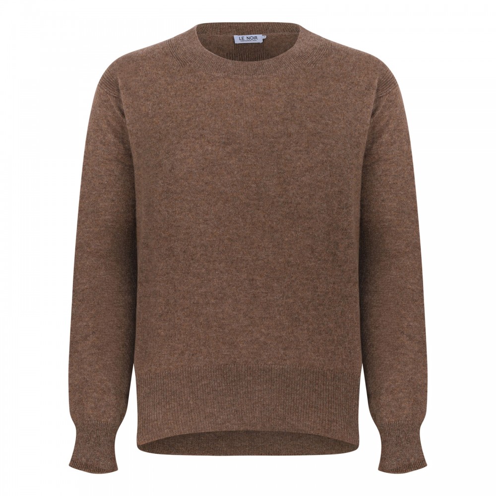 Cappuccino hue cashmere sweater