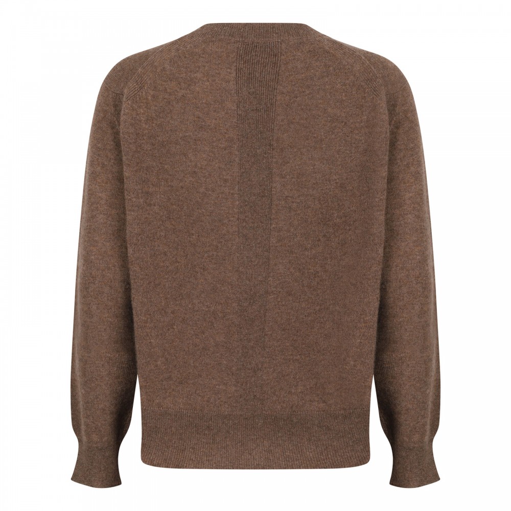 Cappuccino hue cashmere sweater