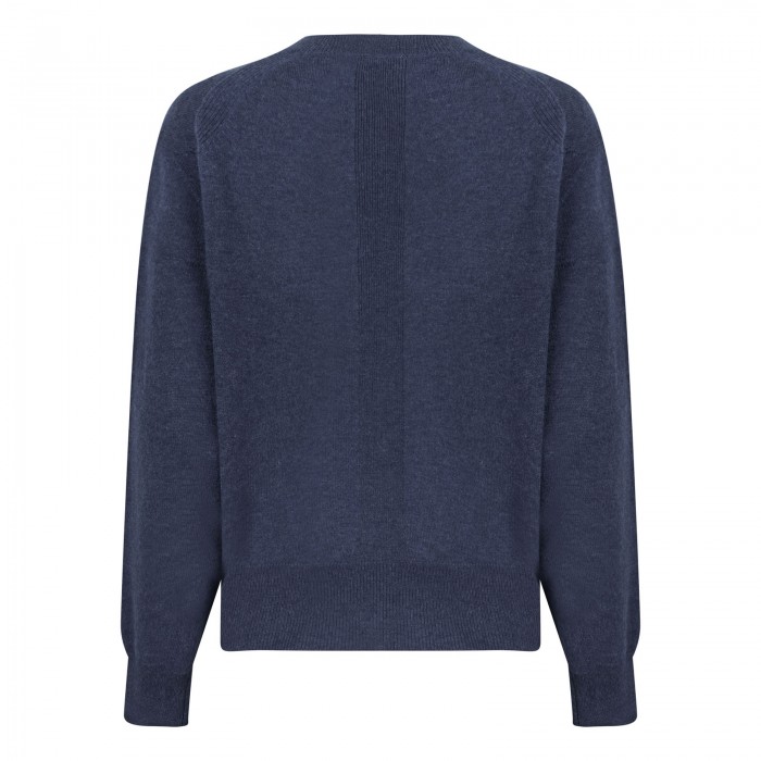 Ink blue cashmere sweater