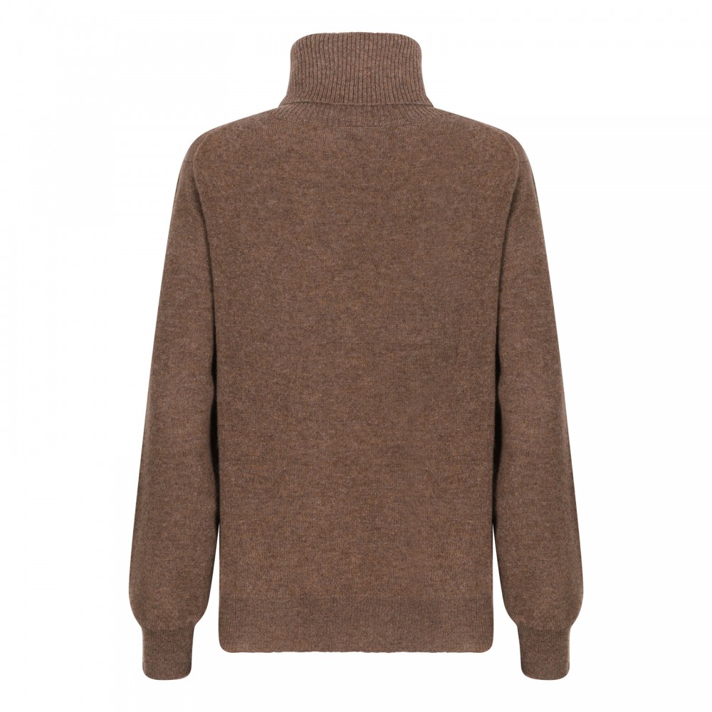 Cappuccino hue cashmere sweater