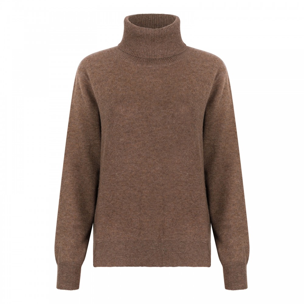 Cappuccino hue cashmere sweater