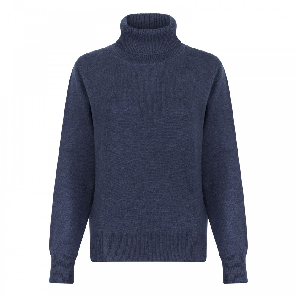 Ink blue cashmere sweater