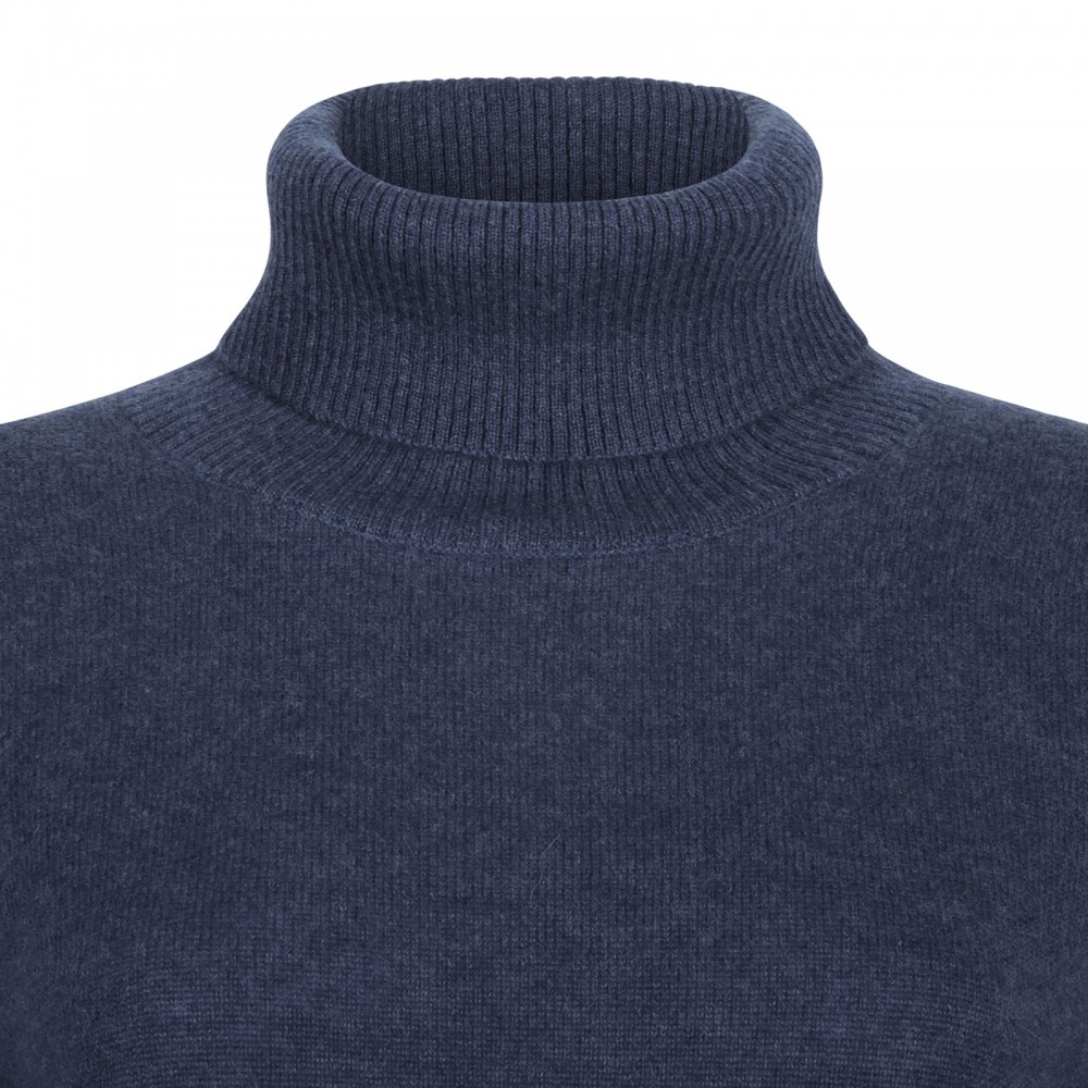 Ink blue cashmere sweater
