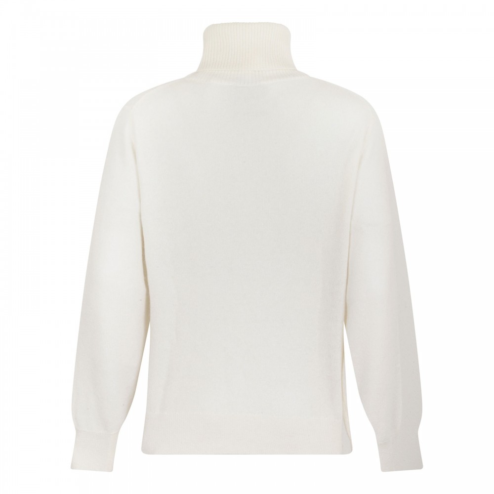 Ecru cashmere sweater