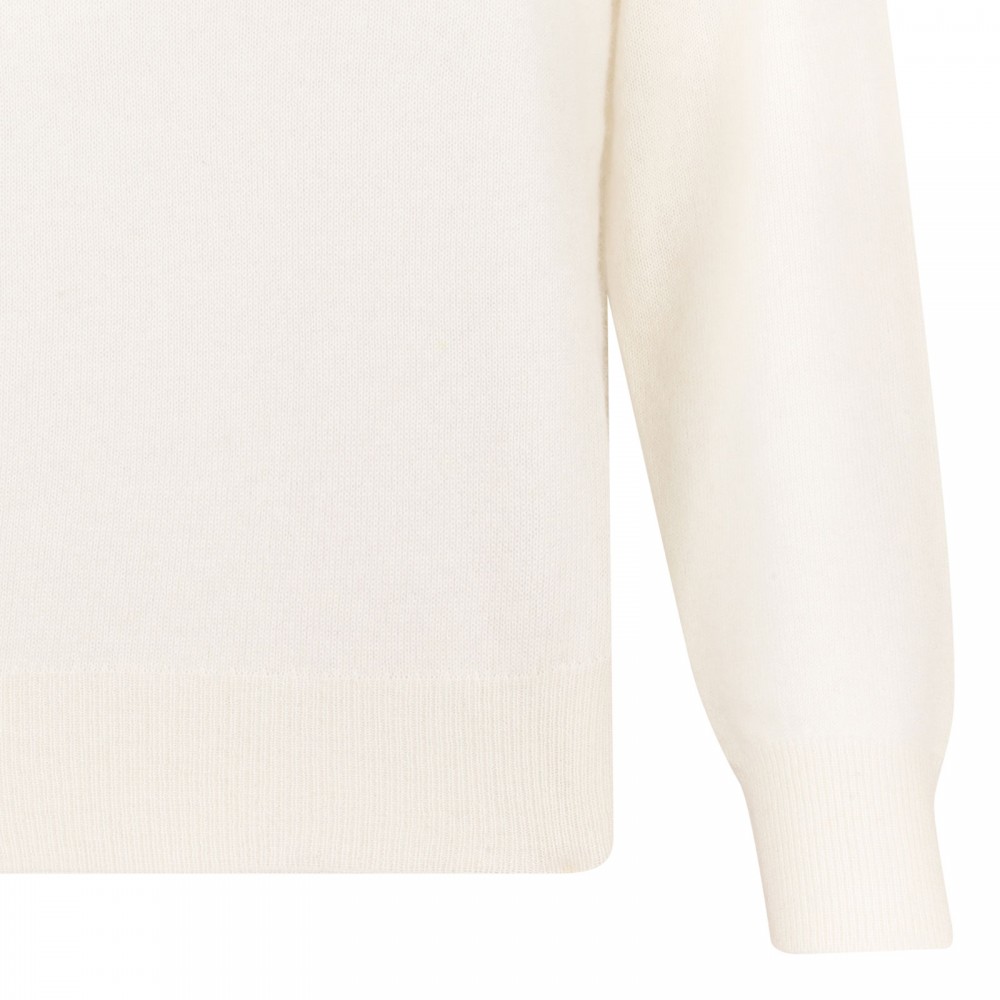 Ecru cashmere sweater