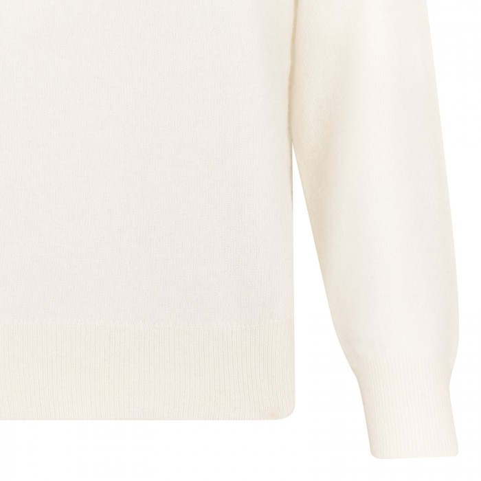 Ecru cashmere sweater