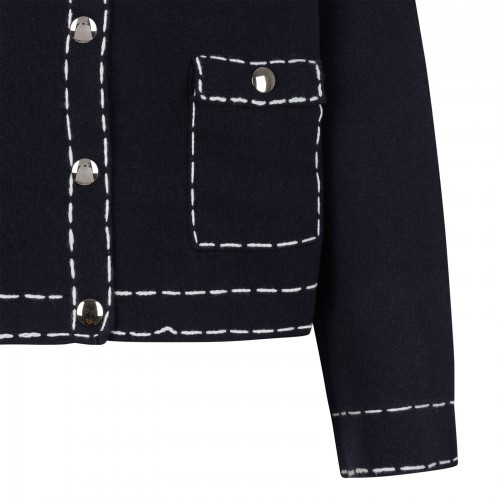 Crop knit jacket 2