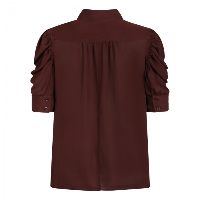 The Gillian currant red blouse