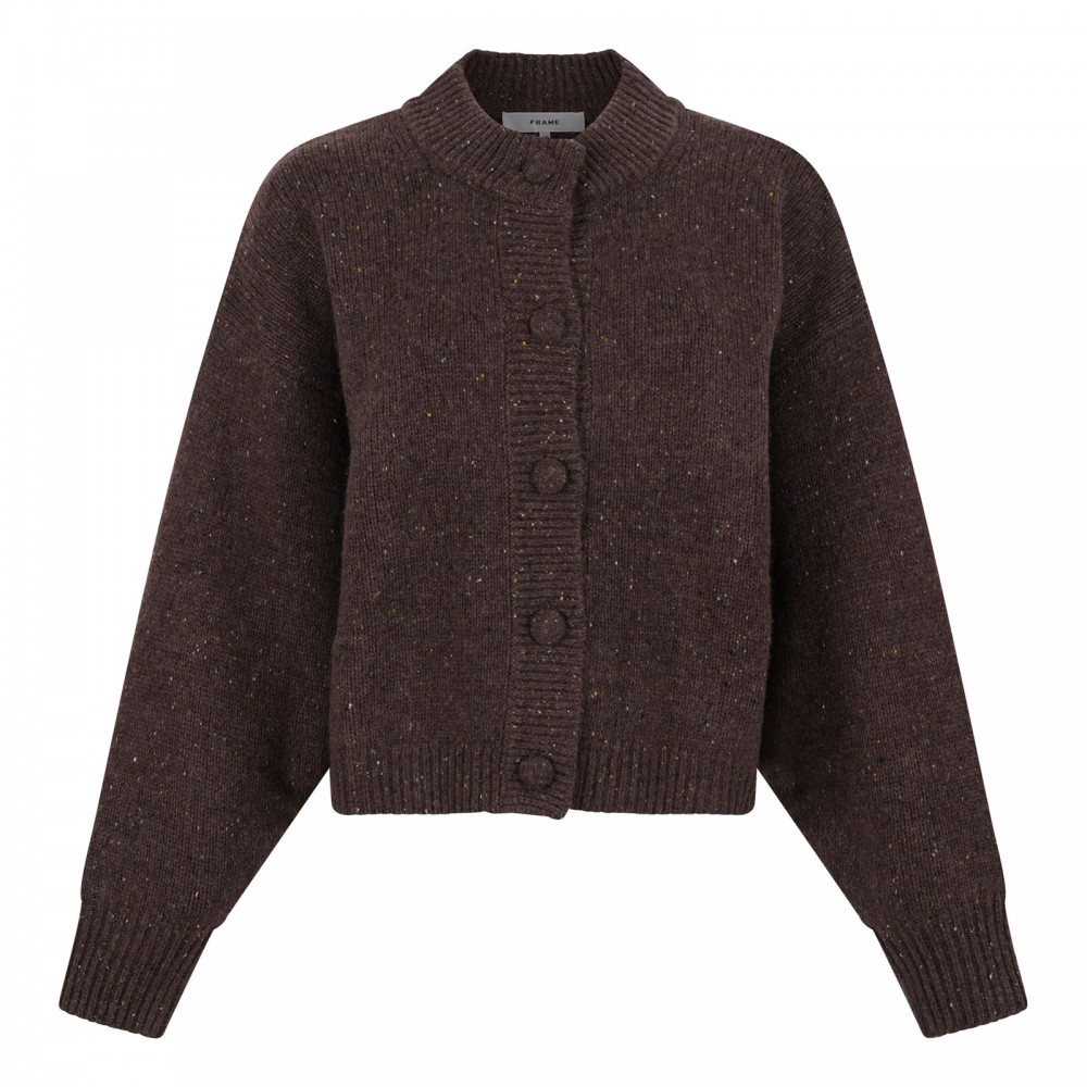 The Cashmere fleck cardigan