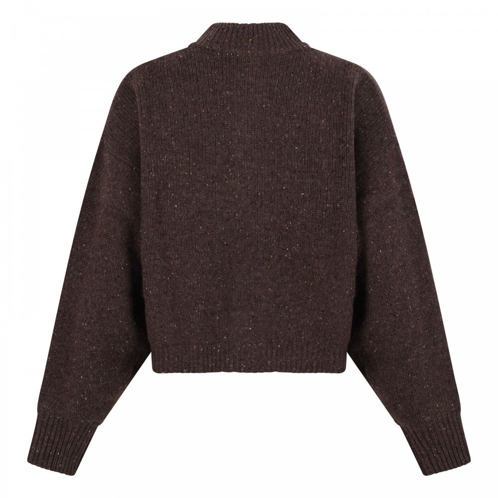 The Cashmere fleck cardigan