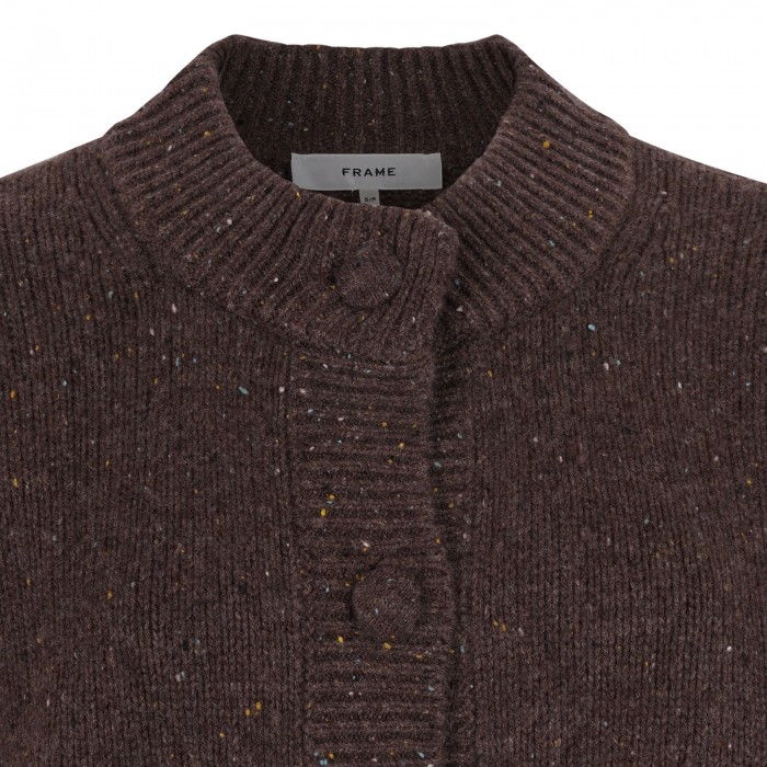 The Cashmere fleck cardigan