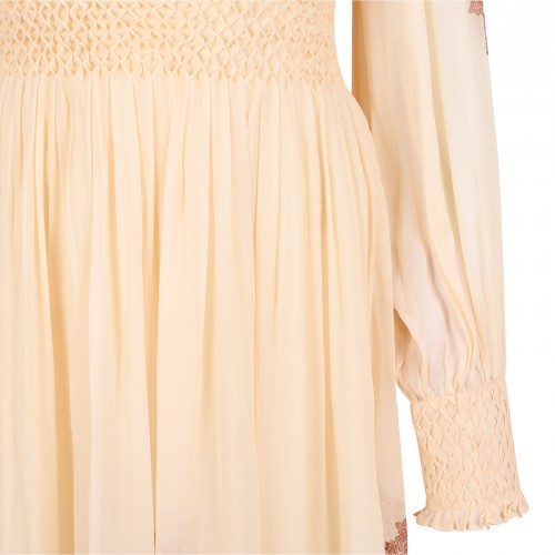 Ascent smocked midi dress 2