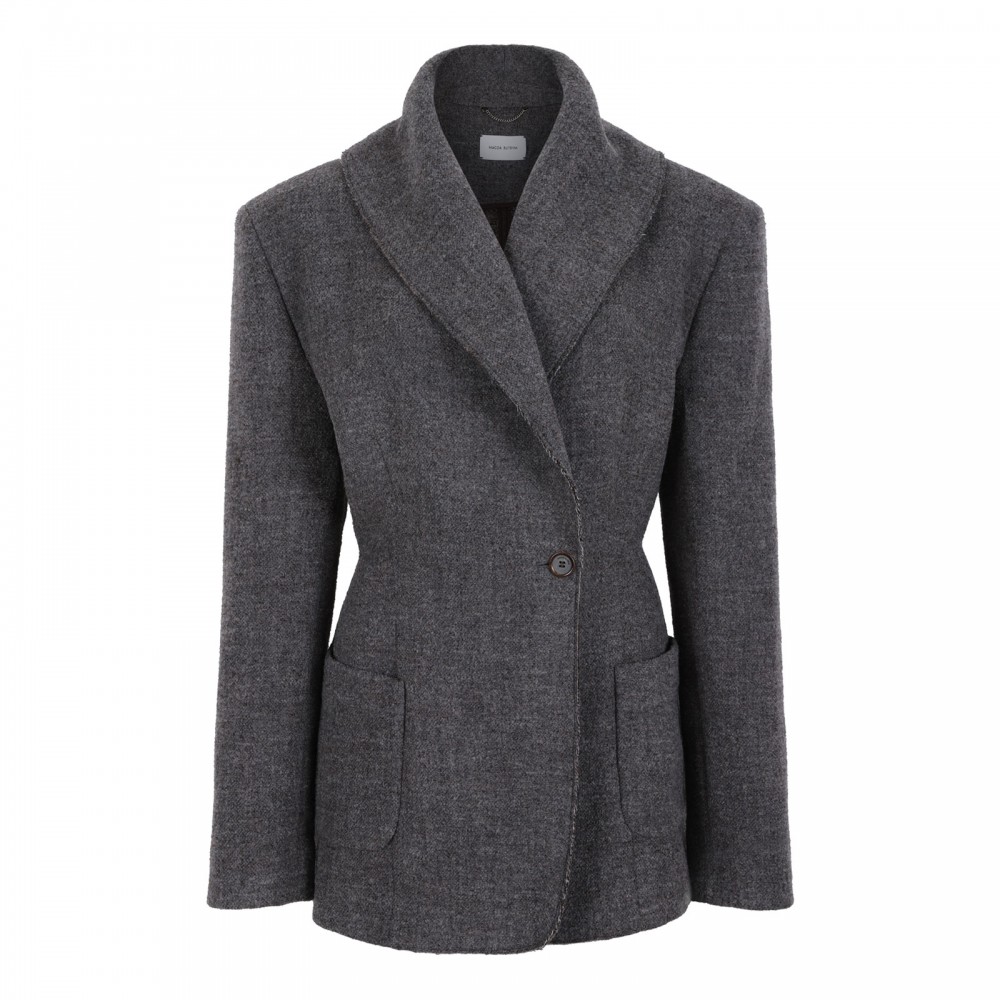 Shawl collar blazer