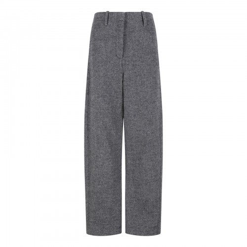 Gray wide leg pants