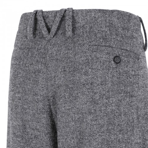 Gray wide leg pants 2