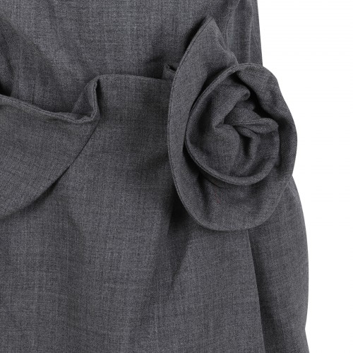 Rose off-shoulder midi dress 2