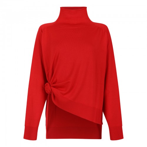 Knotted wool turtleneck...
