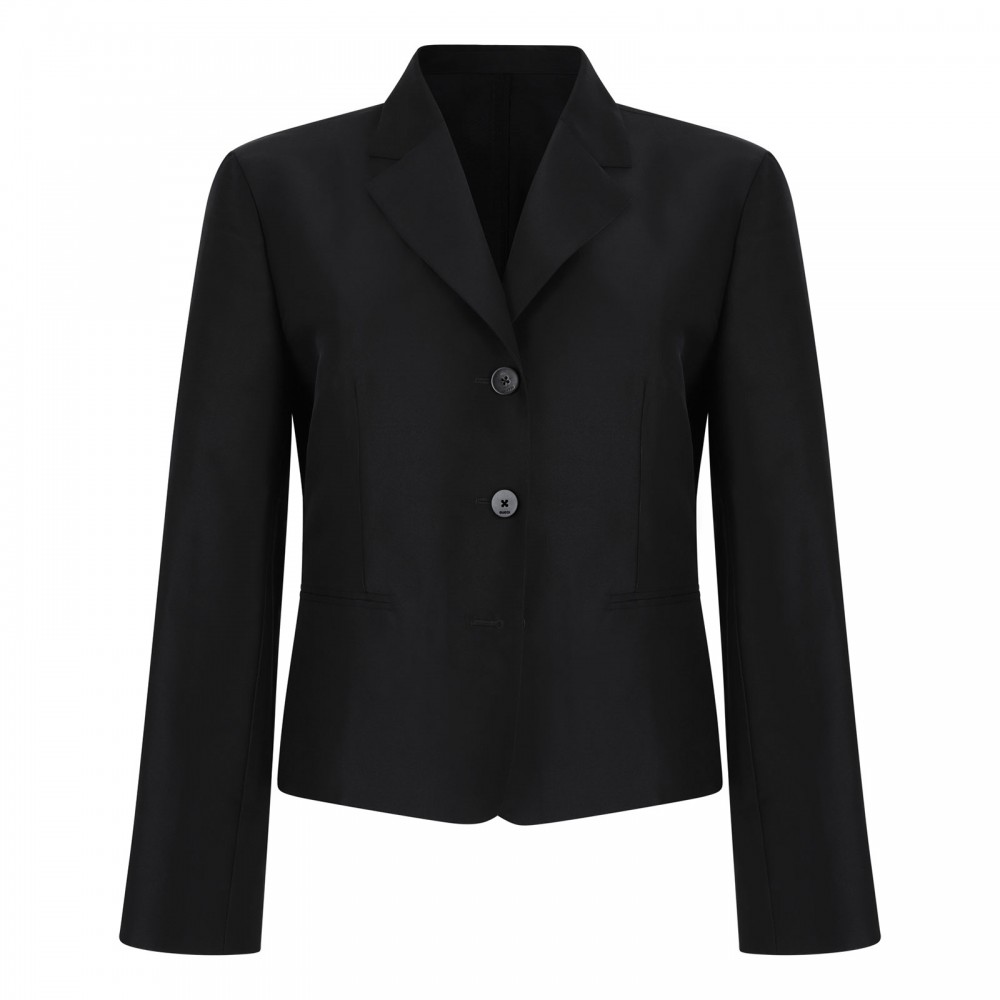 Fine silk faille jacket