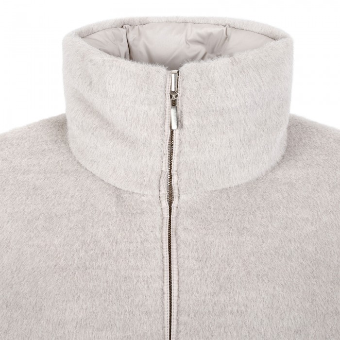 Arancio reversible puffer jacket