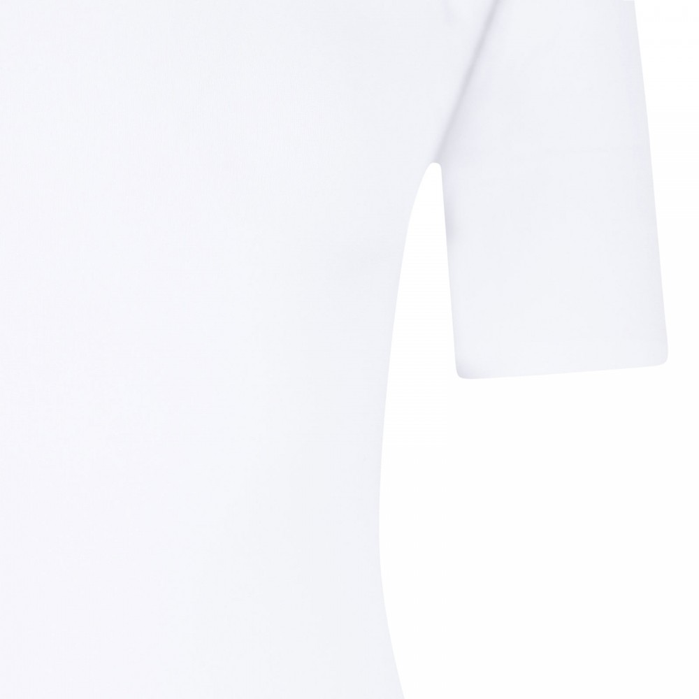 Seamless stretch nylon jersey T-shirt