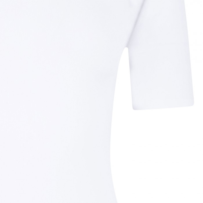 Seamless stretch nylon jersey T-shirt