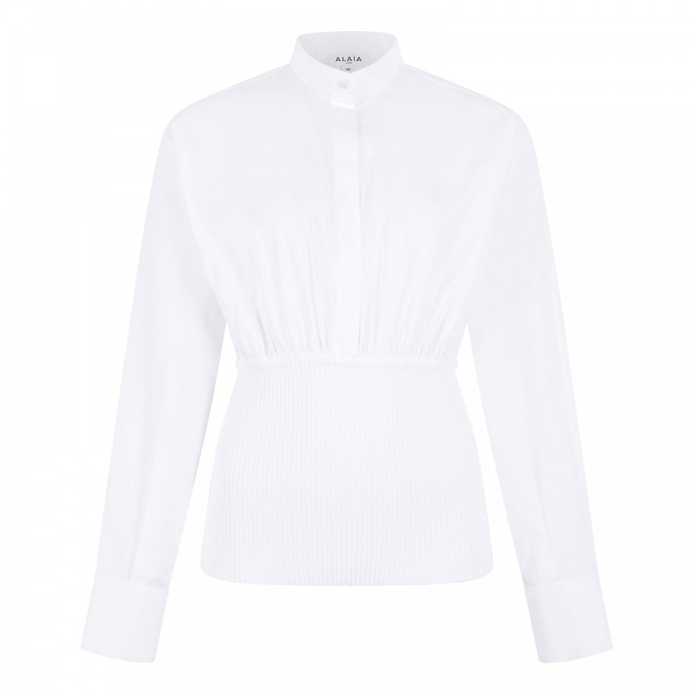 Cotton poplin shirt