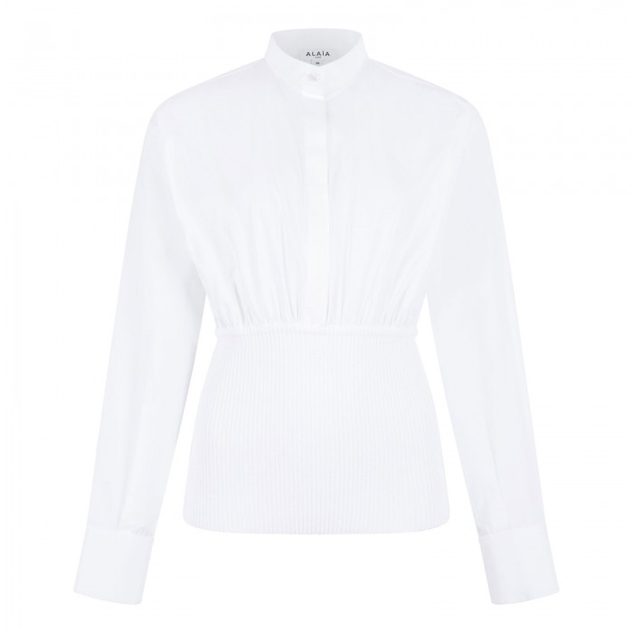 Cotton poplin shirt