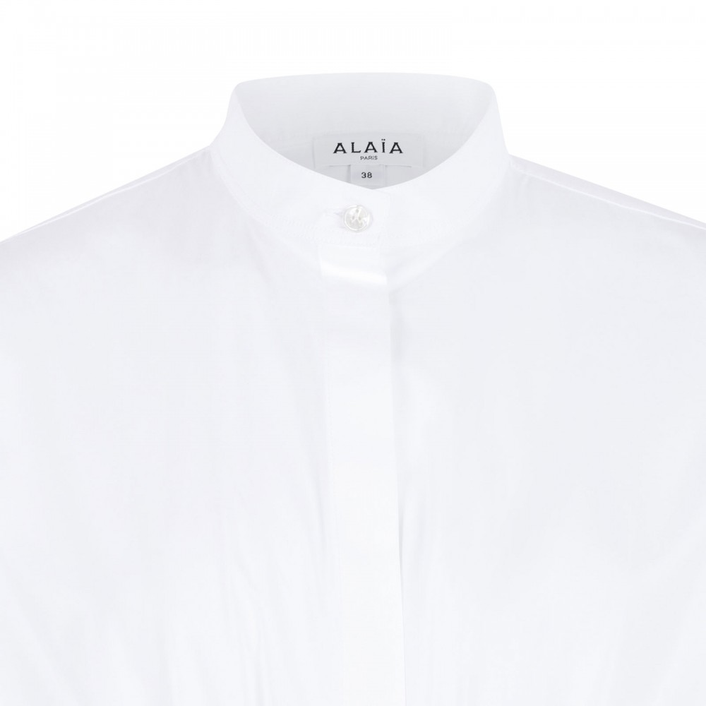 Cotton poplin shirt