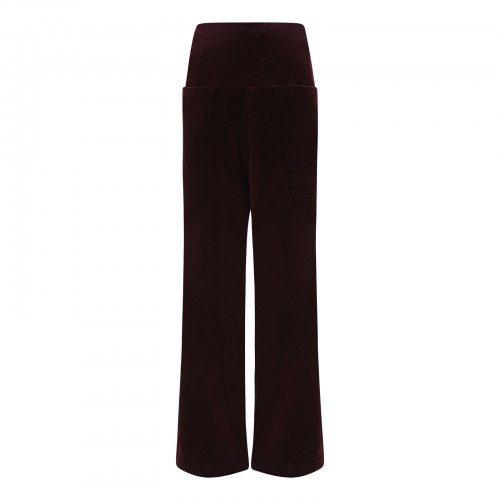 Tailored velvet pants