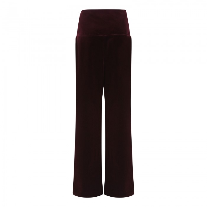 Tailored velvet pants
