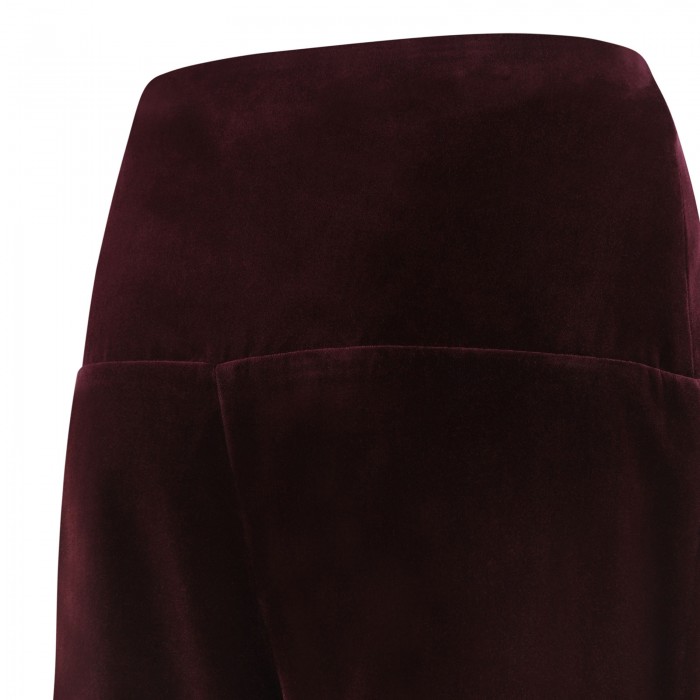 Tailored velvet pants