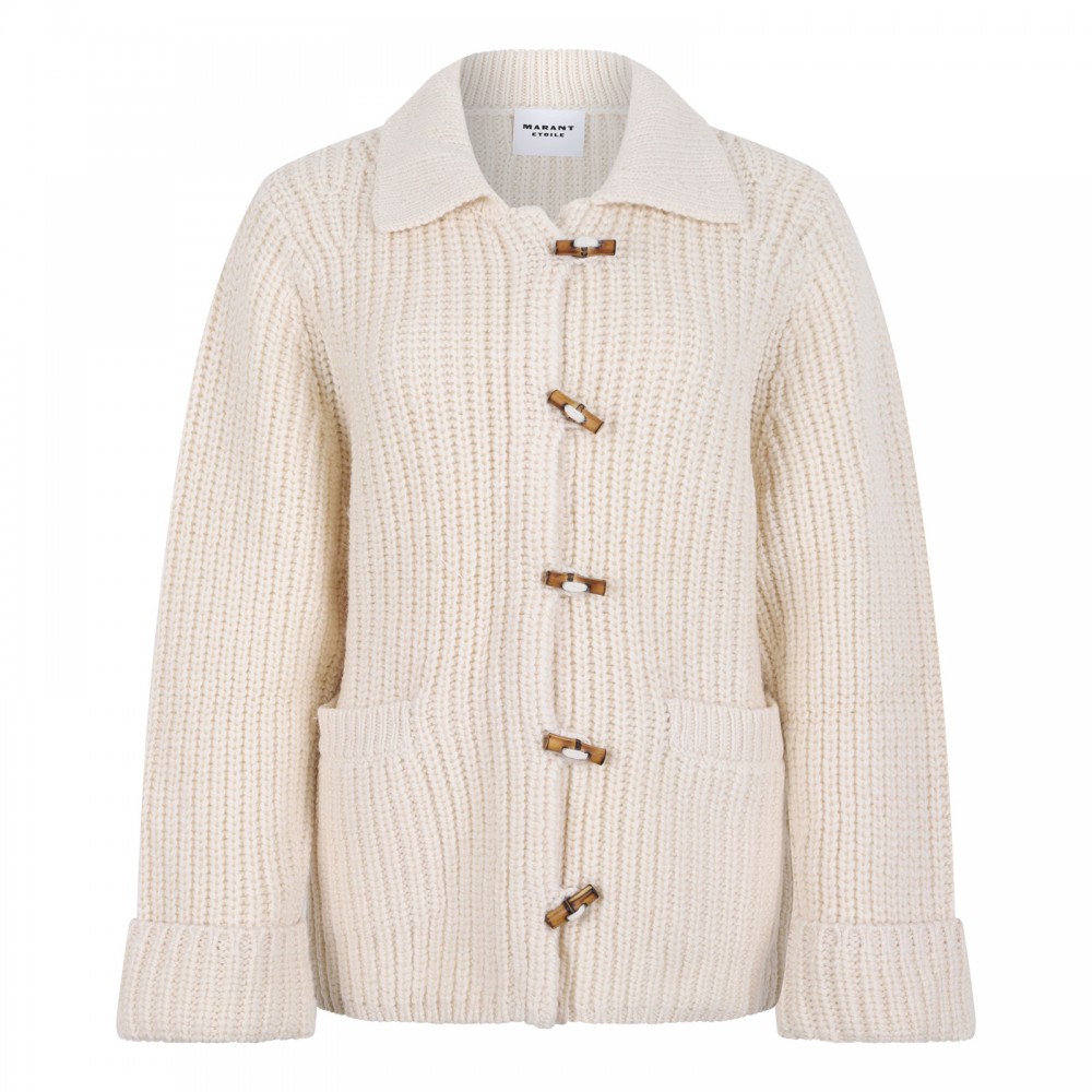 Delinda rib knit cardigan