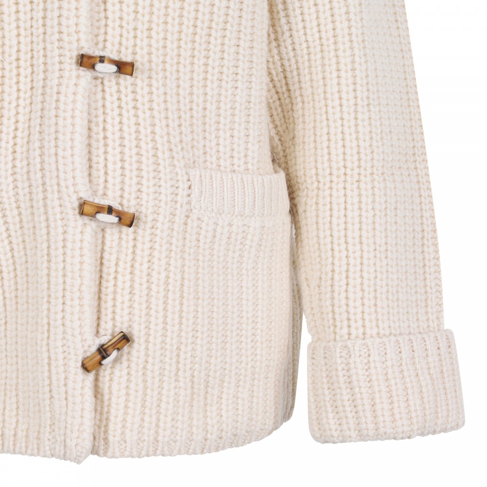 Delinda rib knit cardigan