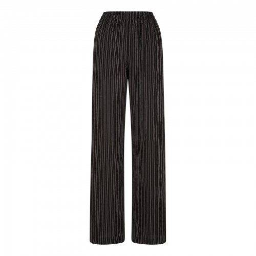Brown pinstripe sweatpants