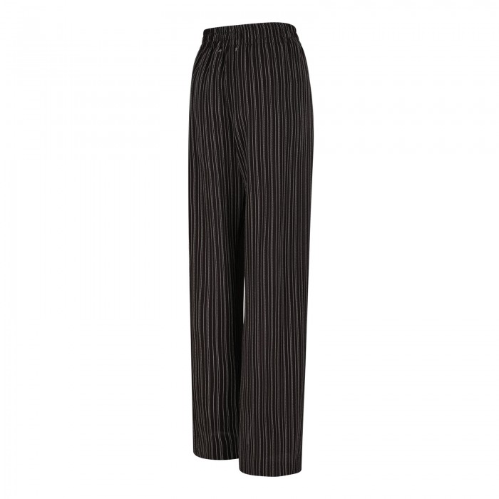 Brown pinstripe sweatpants