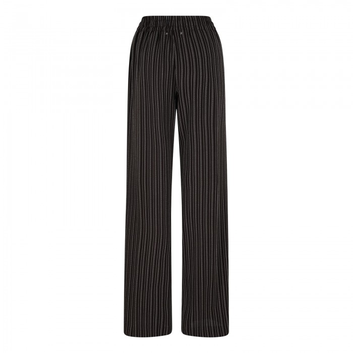 Brown pinstripe sweatpants