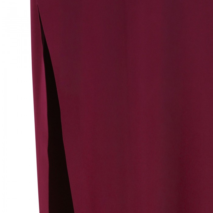 Halter turtle side slit gown