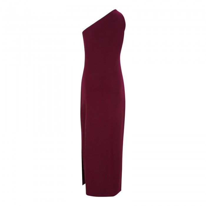 One shoulder long dress