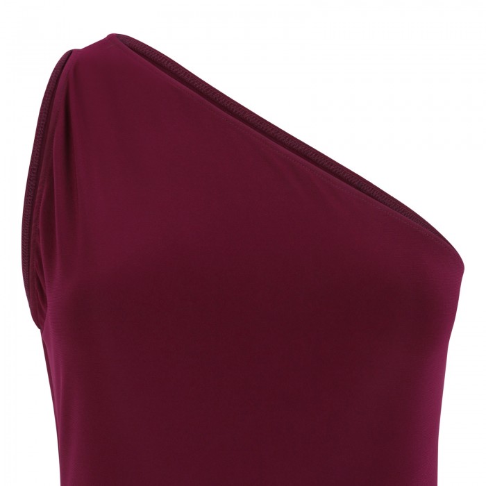 One shoulder long dress