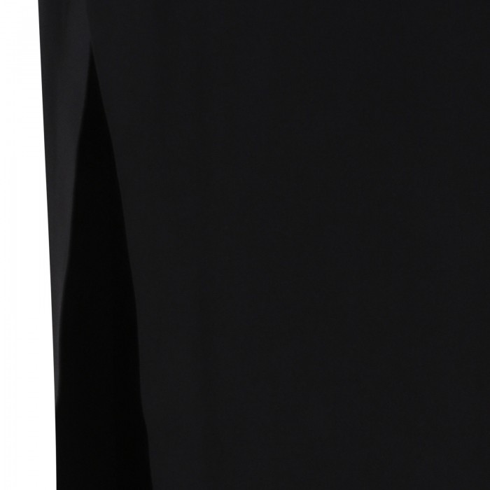 Halter turtle side slit gown