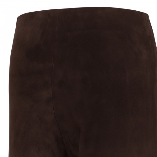 Karina suede leather pants 2