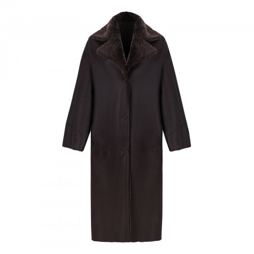 Ines reversible shearling coat 2