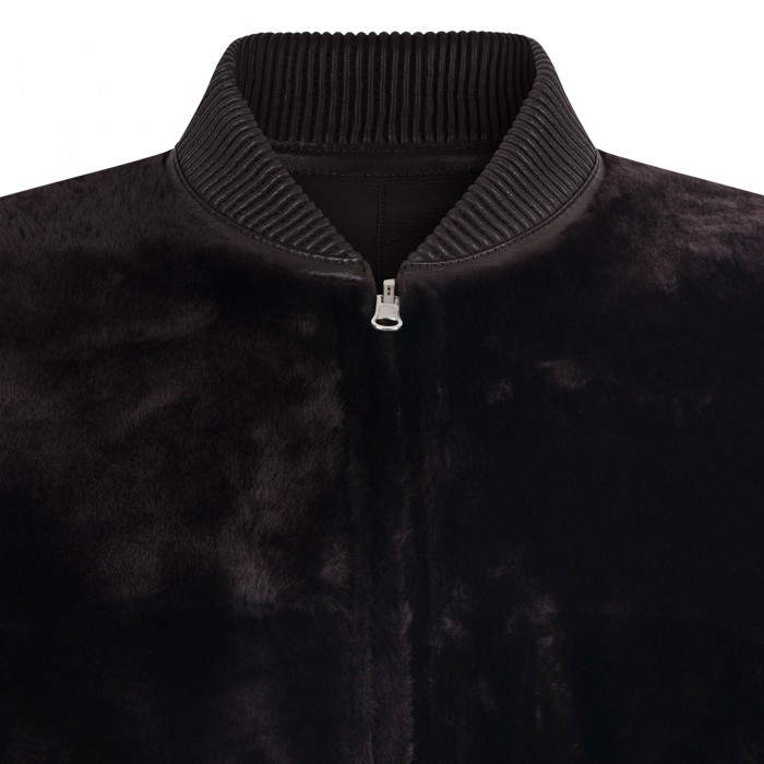 Violet reversible bomber jacket
