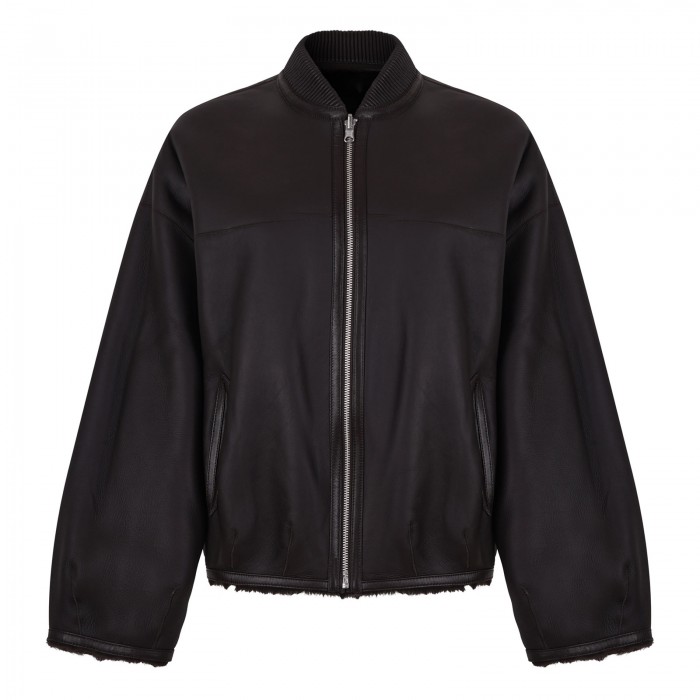Violet reversible bomber jacket