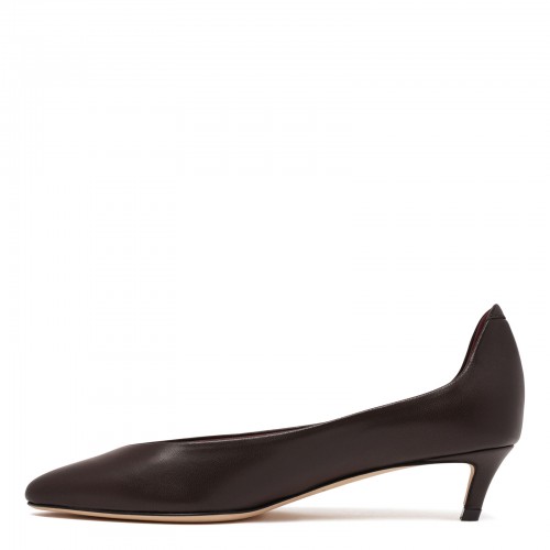Almond leather pumps 2